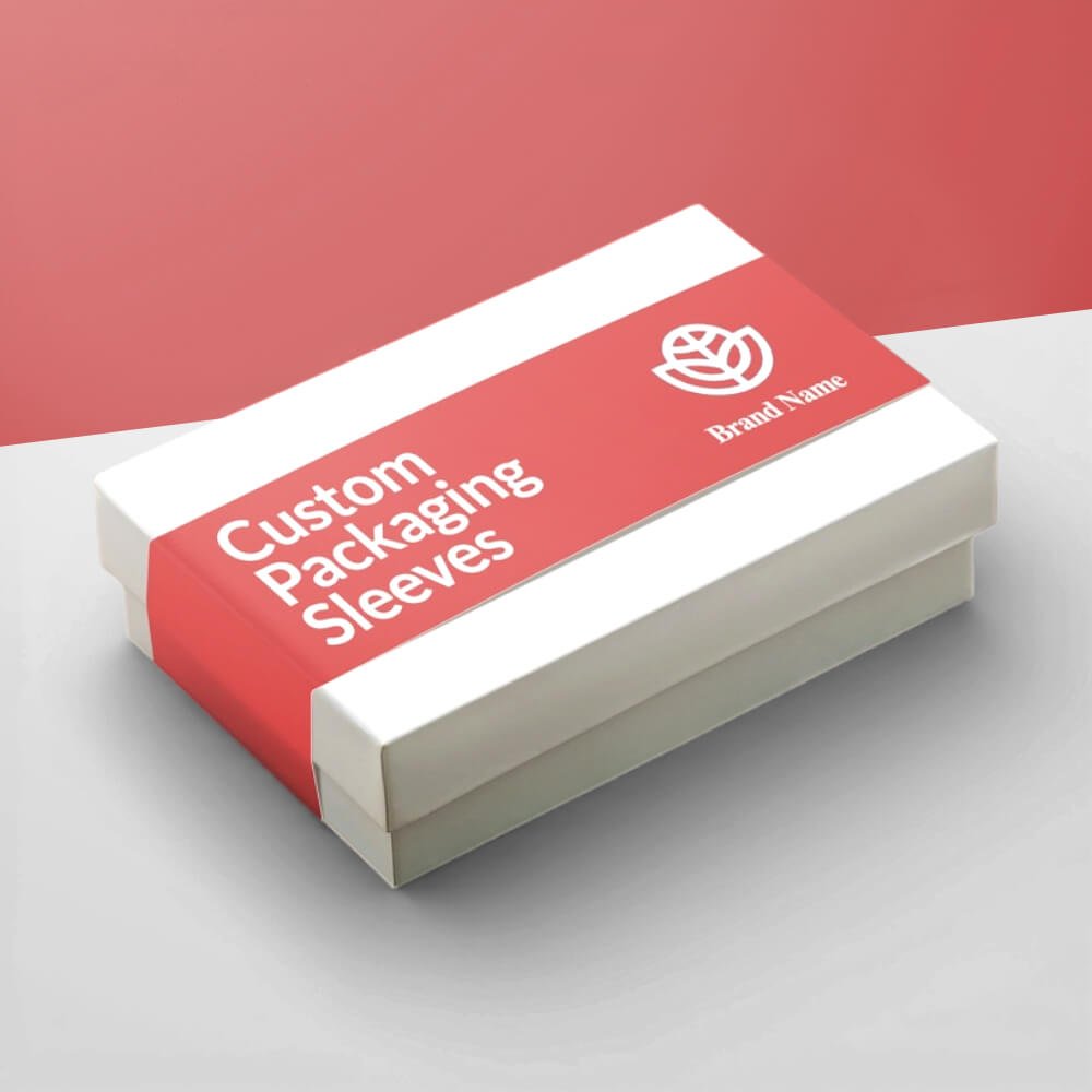 Printed packaging sleeves for products and gifts