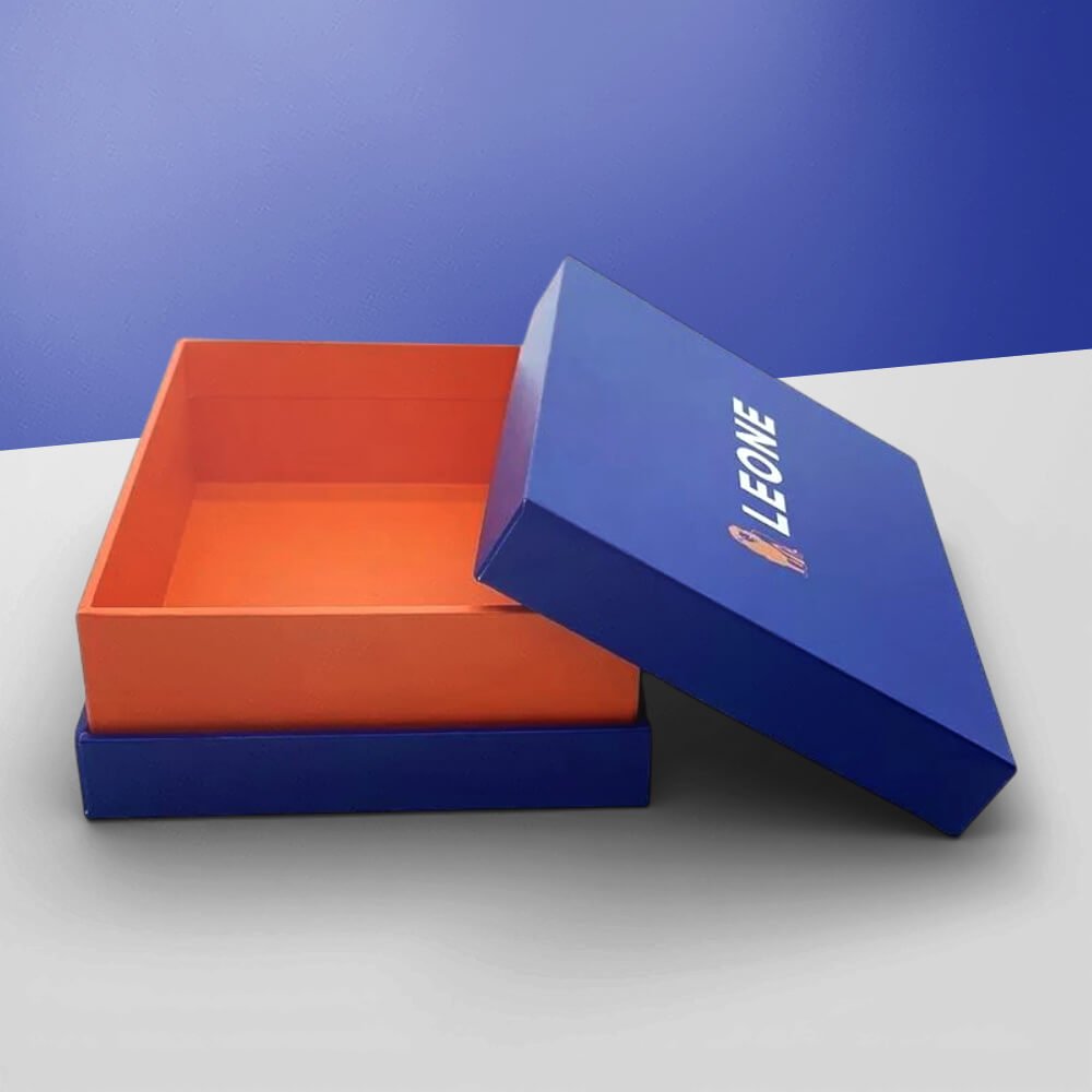 Custom two piece boxes with lid and base