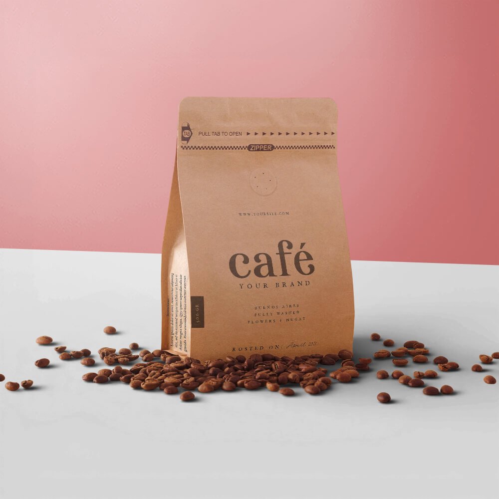 printed coffee packaging bags
