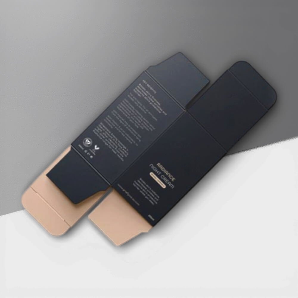 Reverse tuck end cardboard boxes for products