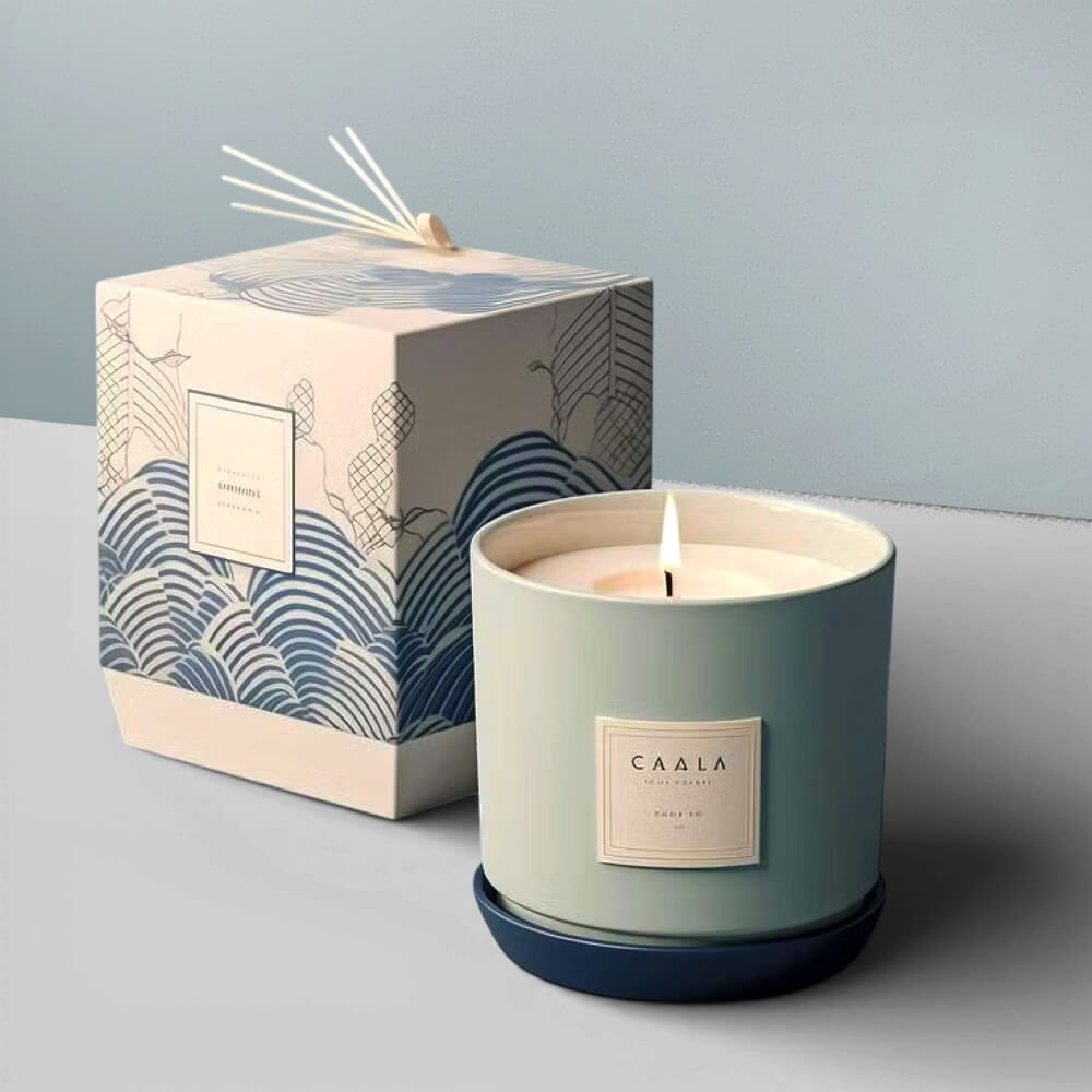 Printed Two Piece Candle Packaging