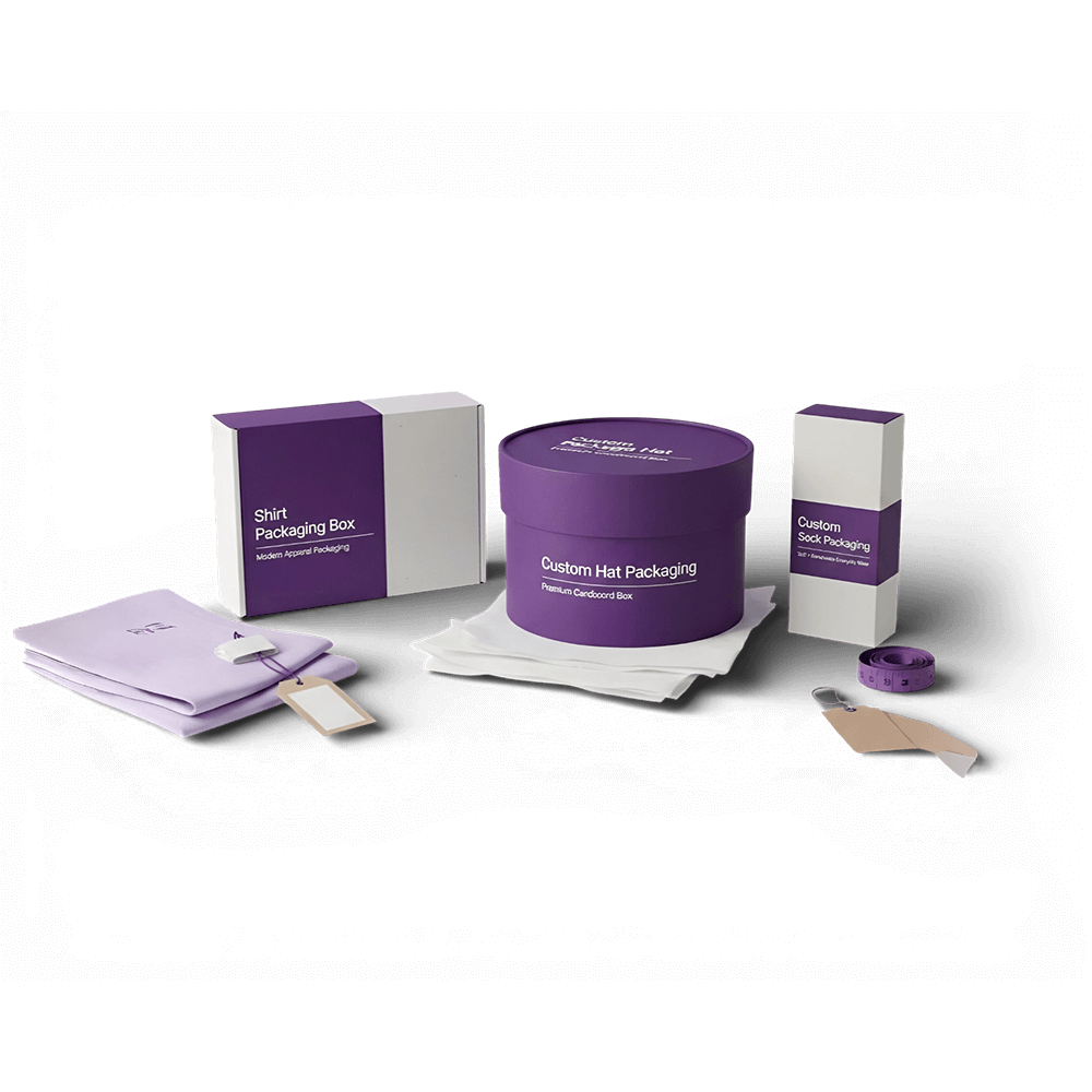 custom apparel packaging boxes