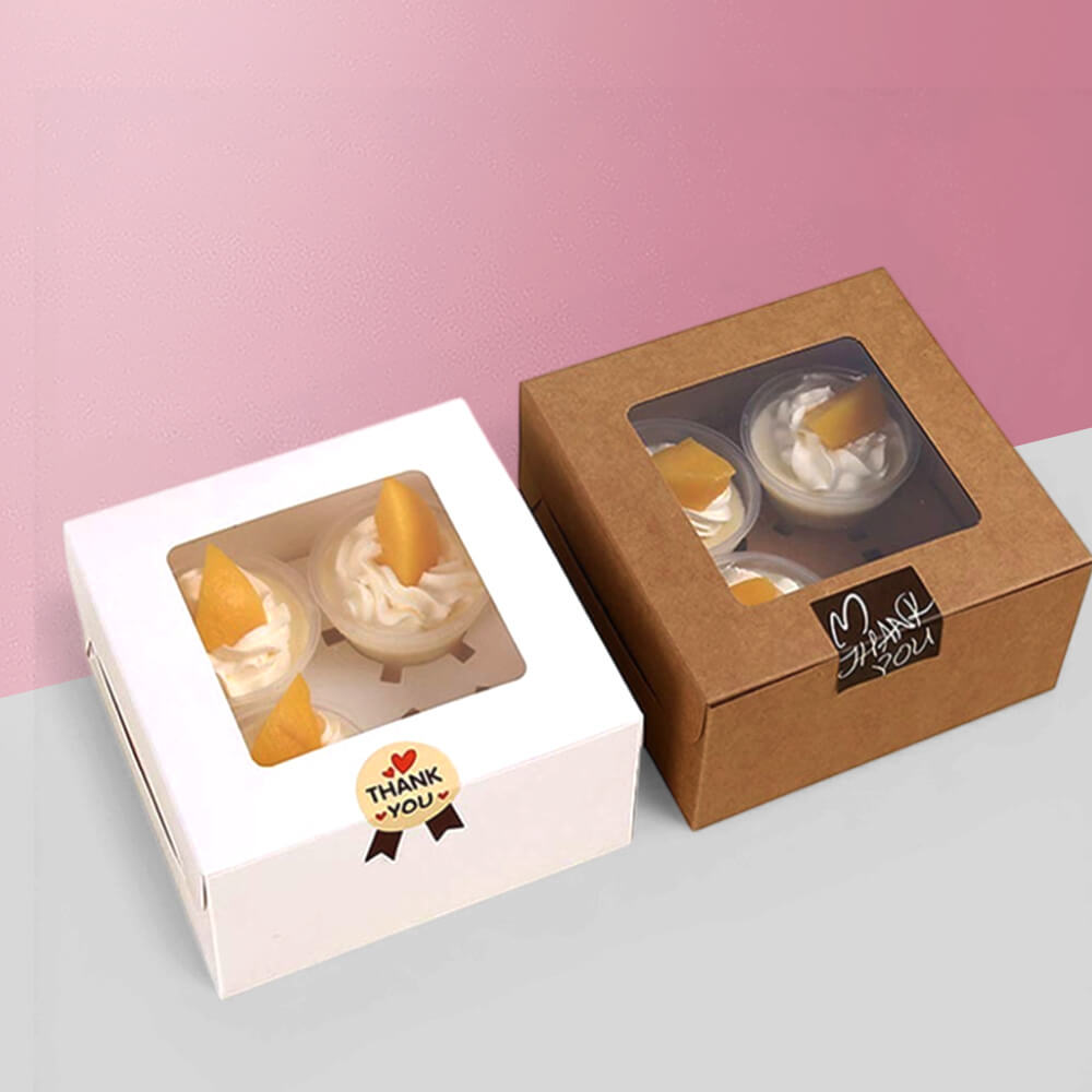 custom cupcake boxes with logo