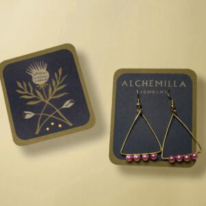 custom earrings cards