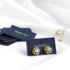 custom earrings cards with logo