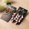 printed earrings cards