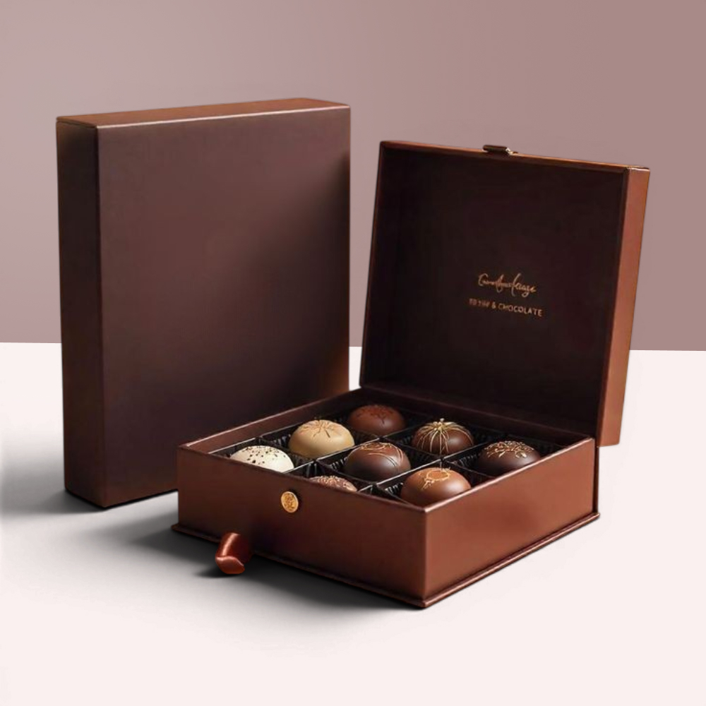 Custom Printed Truffle Boxes Wholesale