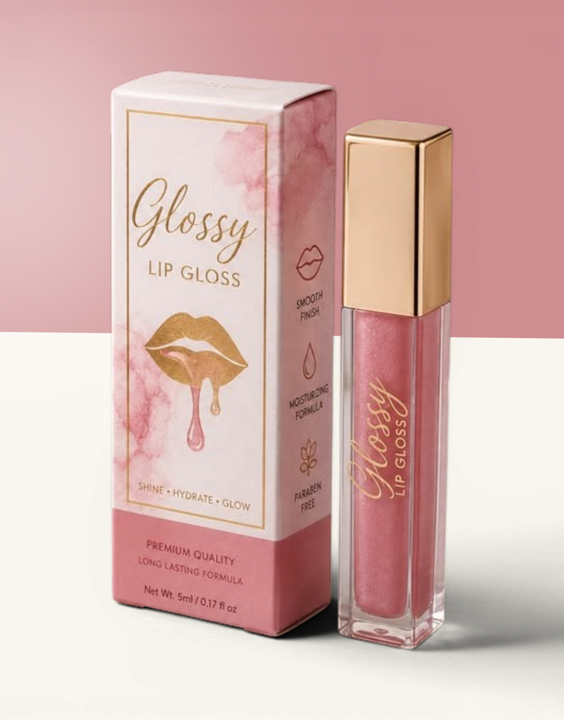 Printed Lip Gloss Boxes